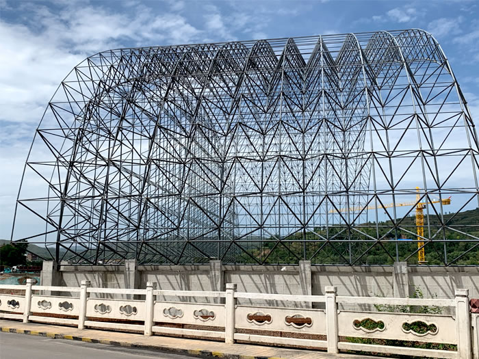 楚雄山寨矿储煤棚网架